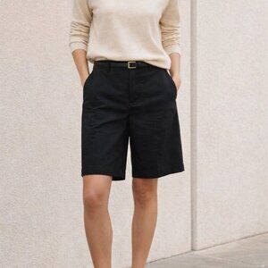 Ralph Lauren Women’s Bermuda Shorts In Black Size 10